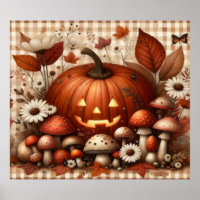 Höst/fallande Poster (Framsidan)