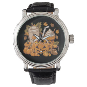 Höst Familj Halloween Thanksgiving Söt Höst Armbandsur