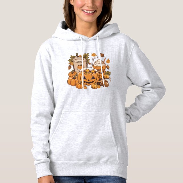 Höst Familj Halloween Thanksgiving Söt Höst T Shirt (Framsida)