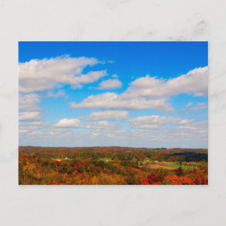 Höst färger, Belleville, Ohio Vykort