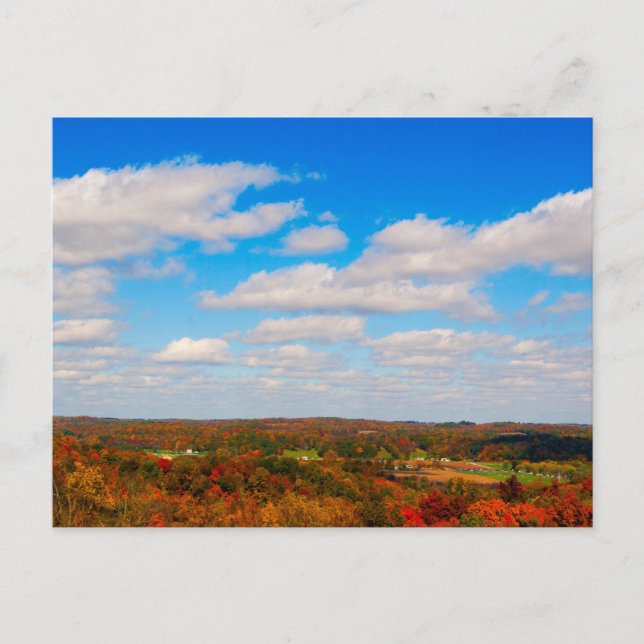 Höst färger, Belleville, Ohio Vykort (Framsida)