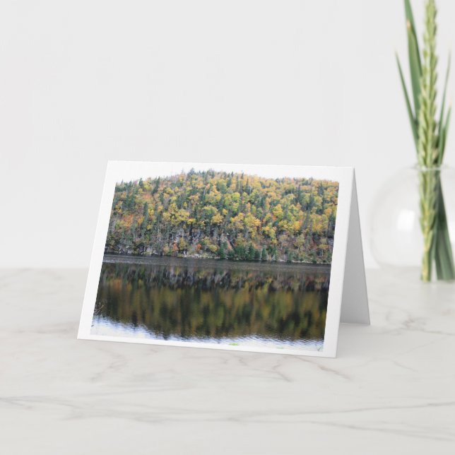 Höst färger i norra Västern Ontario Kort (Framsida)