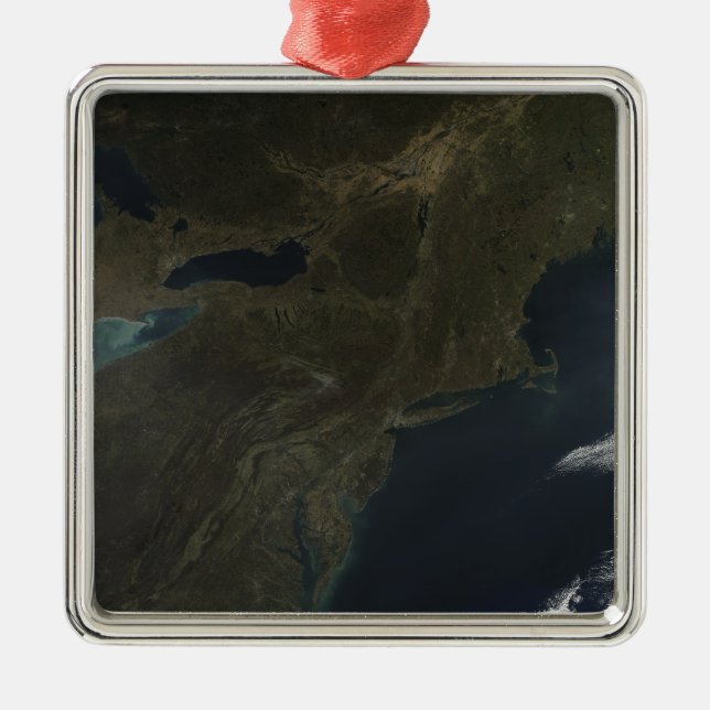 Höst färger i östran Förenade Stater Julgransprydnad Metall (Framsidan)