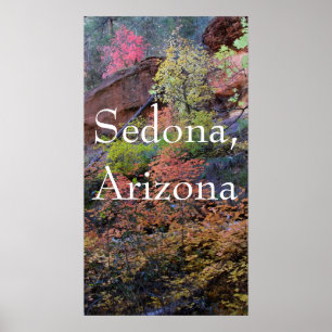 Höst färger i Sedona Poster