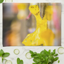 Höst färger kökshandduk