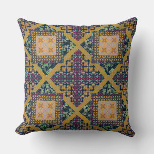 Höst färger   Paisley, Löv och Berries Kudde