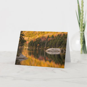Höst färger reflekterad på Beaver Pond Kort