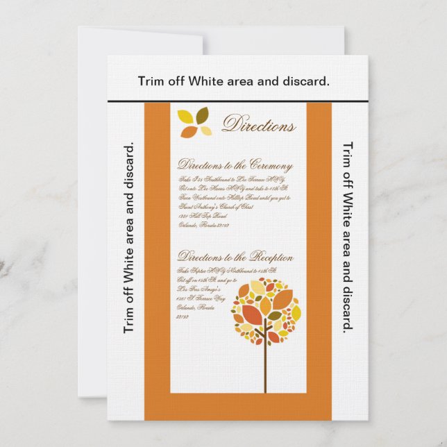 höst för kort för riktningar 3.5x6 modern (Framsida)