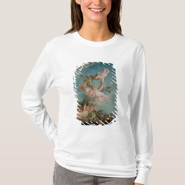 Höst från en serie av de fyra säsongerna t-shirt (Framsida)