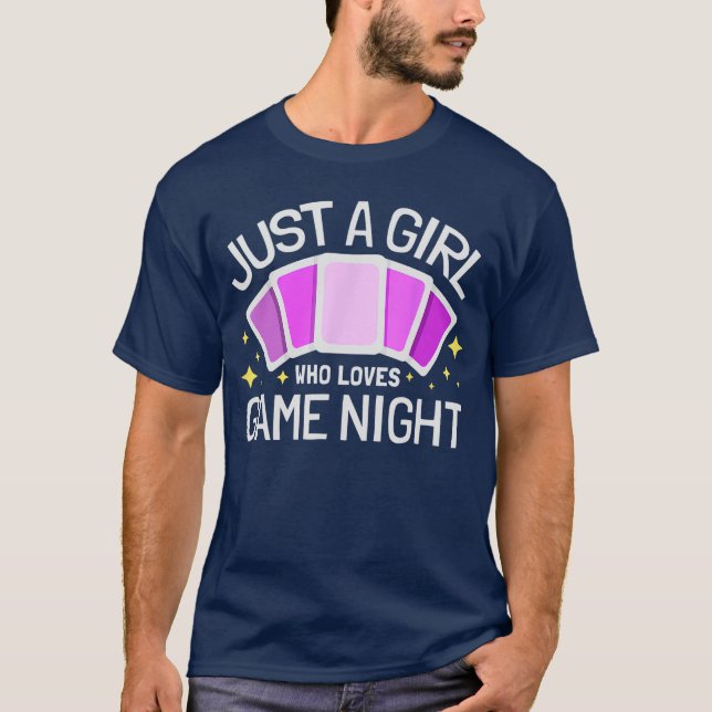 Host Game Night Family Game Night Gifts Prizes Gir T Shirt (Framsida)