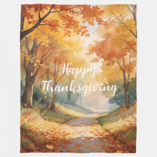 Höst Gylden Populär Thanksgiving Kollektion Fleecefilt