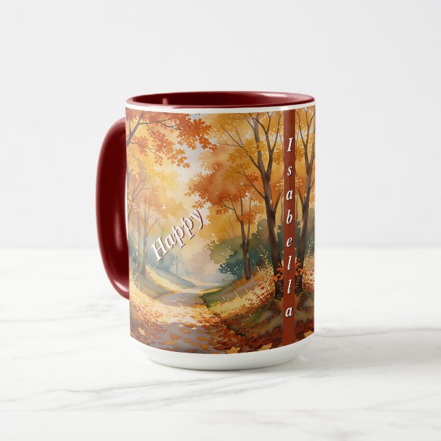 Höst Gylden Populär Thanksgiving Kollektion Mugg (Framsida vänster)
