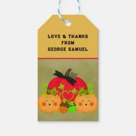 Höst Halloween Bröllopsdusch Presentetiketter