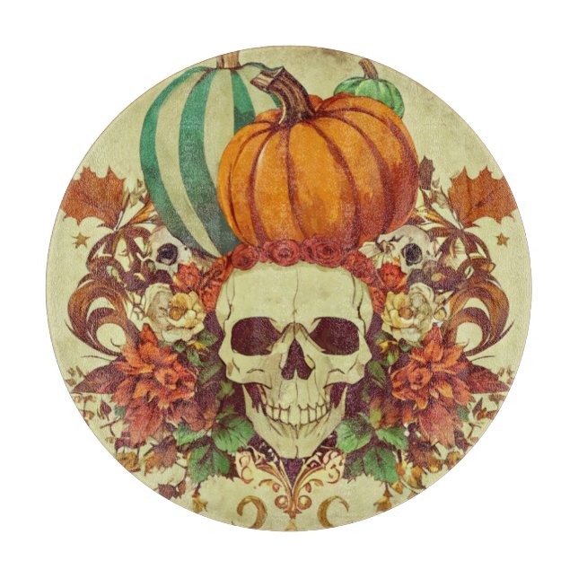 Höst/Halloween/pumpa/skelett (Framsidan)