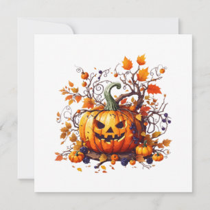 höst Halloween rolig pumpa