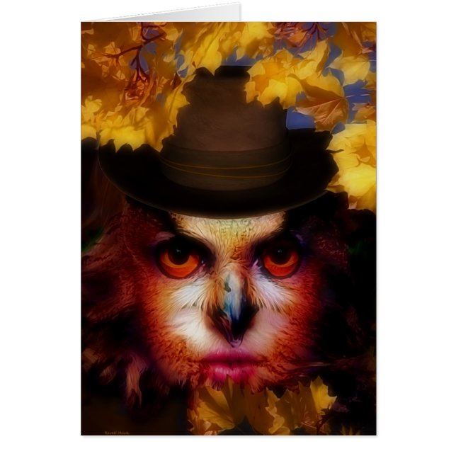 Höst Hälsningskort (Framsidan)