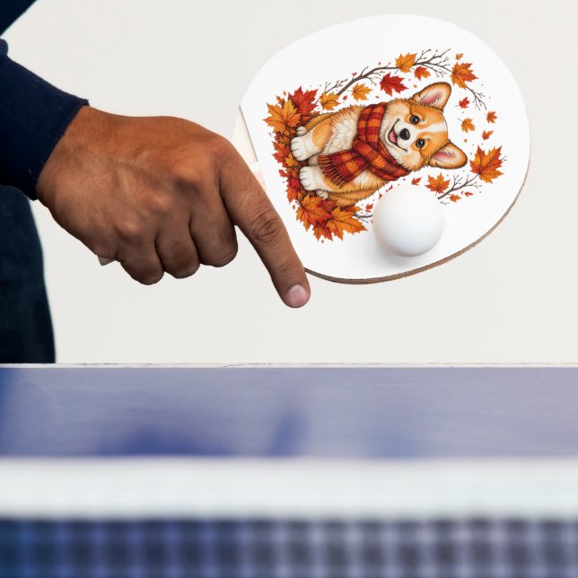 Höst Höst Corgi Hund Mysig Pingisracket (Insitu)