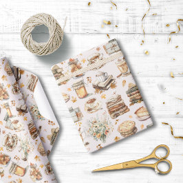 Höst Höst Favorit Essentiell Estetisk Mönster Presentpapper