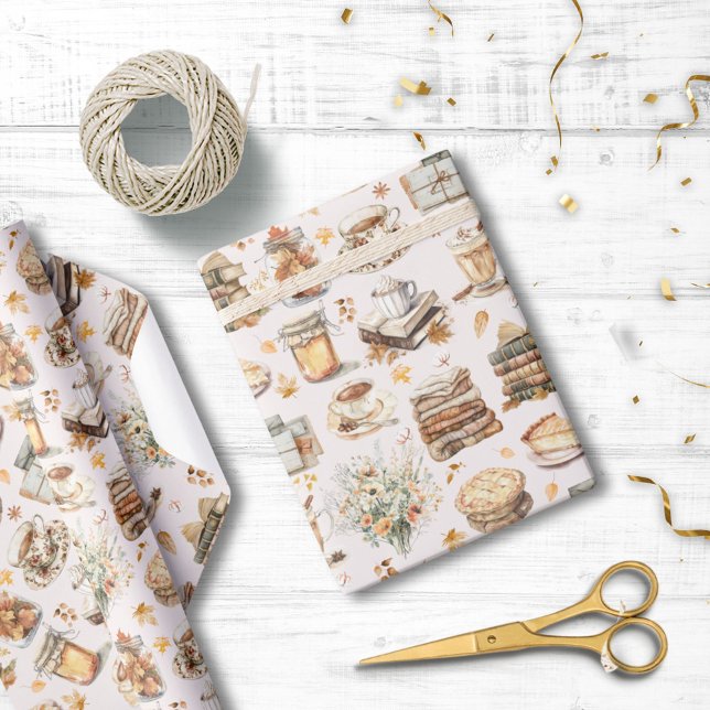 Höst Höst Favorit Essentiell Estetisk Mönster Presentpapper (In situ)