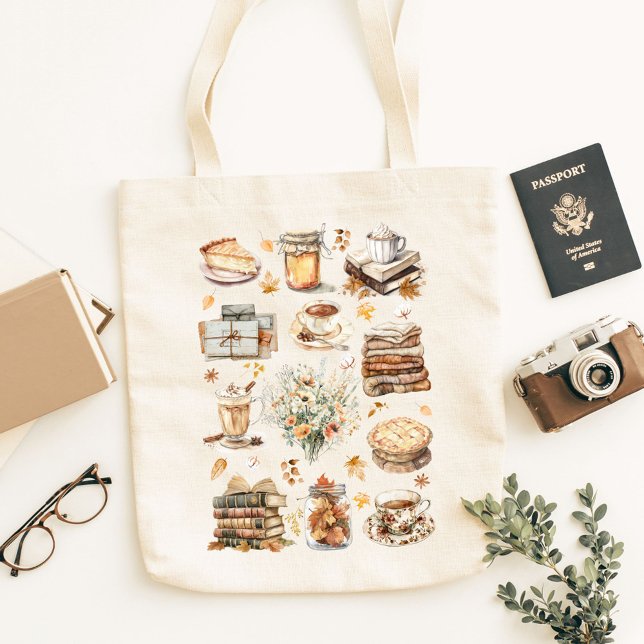 Höst Höst Favorit Viktig Estetisk Mönster Tygkasse (In situ)