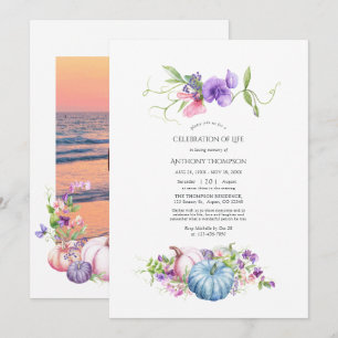 Höst - Höst Floral Firande Av Liv Fotografi Inbjudningar