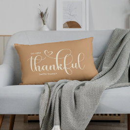 Höst höst för Orange för tacksam Personlig Lumbarkudde