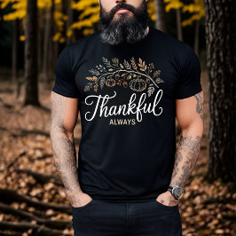 Höst höst för Thanksgiving för tacksam alltid Eleg T Shirt