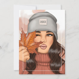 Höst - Höst Gratulationskort för Tacksgiving Julkort