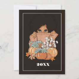 Höst - Höst Gratulationskort för Thanksgiving Julkort