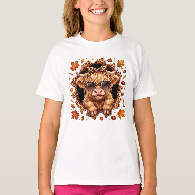 Höst Höst Highland Ko T Shirt (Framsida)