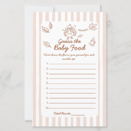 Höst Höst Kalkon Baby Shower Gissa Babymaten