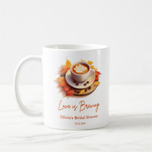 Höst Höst Kärlek Bryggs Kaffe Bröllopsfest Kaffemugg