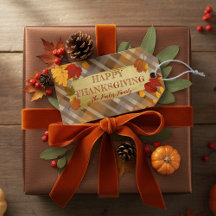 Höst Höst Lövverk På Rutig Thanksgiving