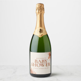 Höst Höst Rustik Blommig Bebis Shower