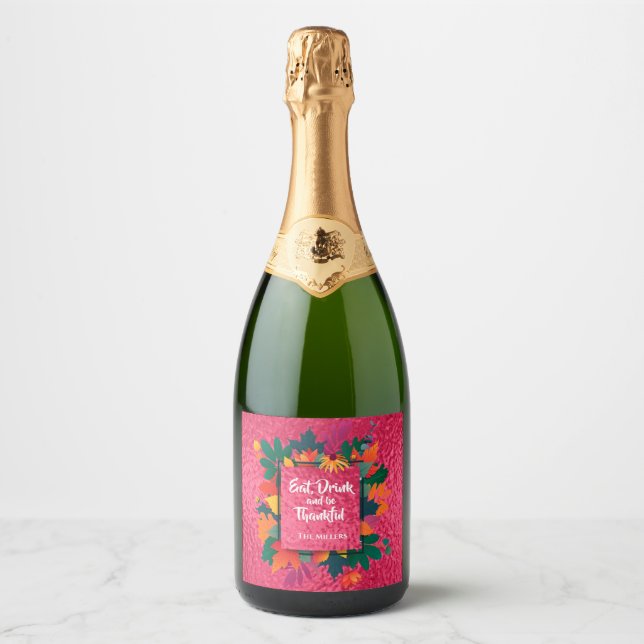Höst Höst Tackelsdag Löv på het rosa (Framsida)