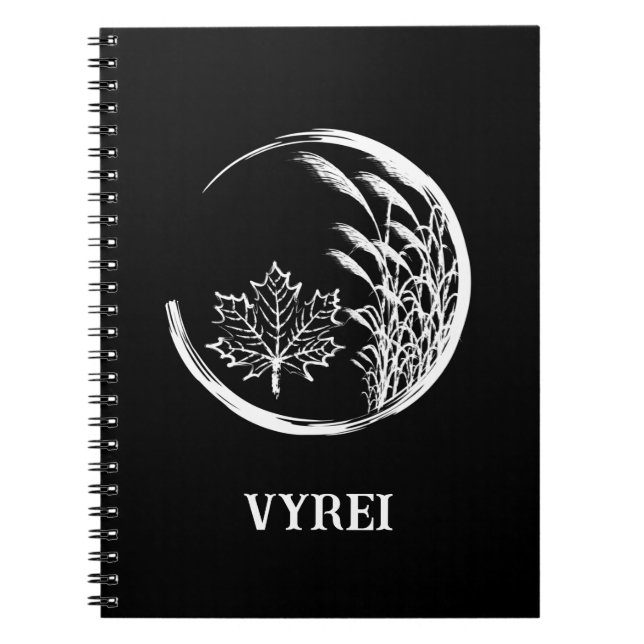 Höst/höst, Vapensköld Anteckningsbok (Framsidan)