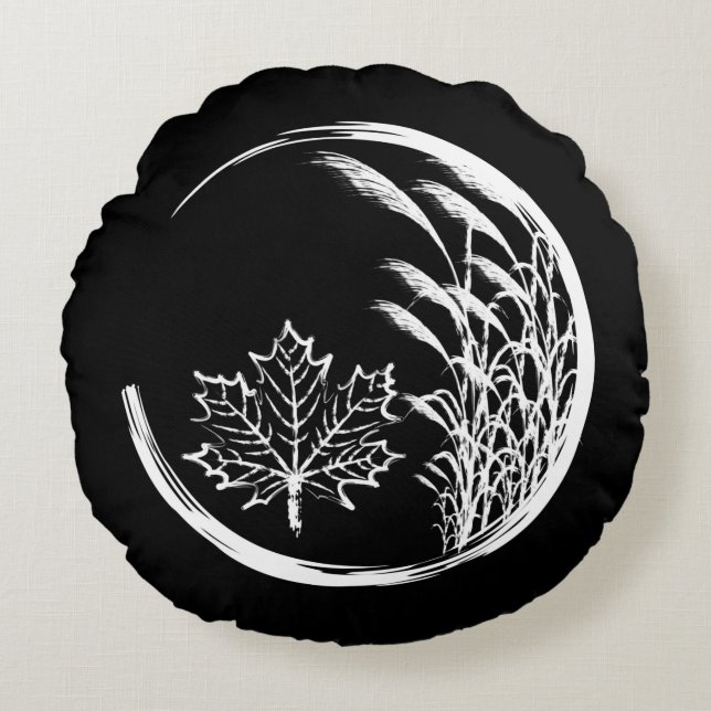 Höst/höst, Vapensköld Rund Kudde (Framsidan)