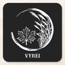 Höst/höst, Vapensköld Underlägg Papper Kvadrat