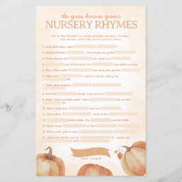 Höst Höstbarn Baby Shower Nursery Rim Lek