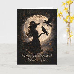 Höst Höstdagjämning Skördemåne Korpar Kort