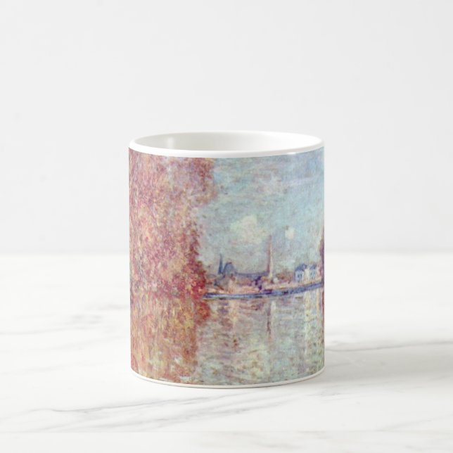 Höst i Argenteuil av Claude Monet Kaffemugg (Center)