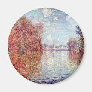Höst i Argenteuil av Claude Monet Magnet