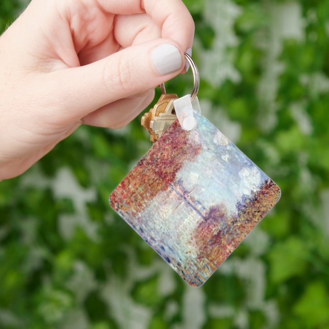 Höst i Argenteuil av Claude Monet Nyckelring (Hand)