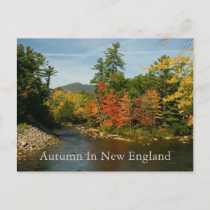 Höst i den New England vykortet Vykort