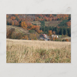 Höst i den Vermont vykortet Vykort