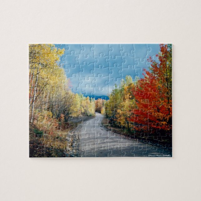 Höst i det New England pussel (Horisontell)