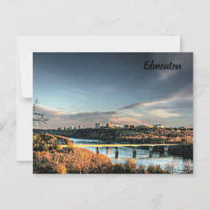 Höst i Edmonton, naturskön Vykort