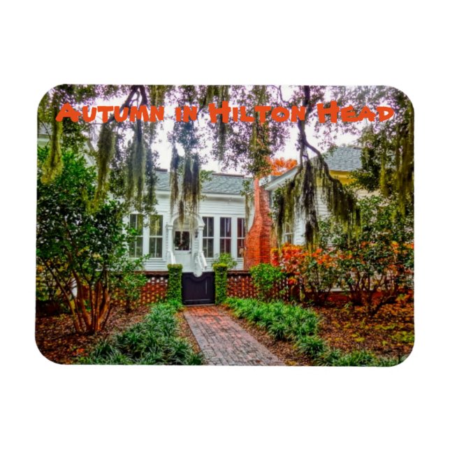 Höst i Hilton Head Coastal Discovery Museum HHI Magnet (Horisontell)