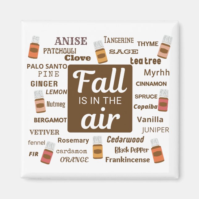 Höst i luften Essential OIl Magnet (Framsidan)