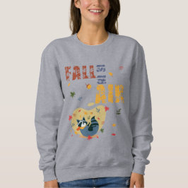 Höst i luften Tvättbjörn Höst Plus Size T-Shirt